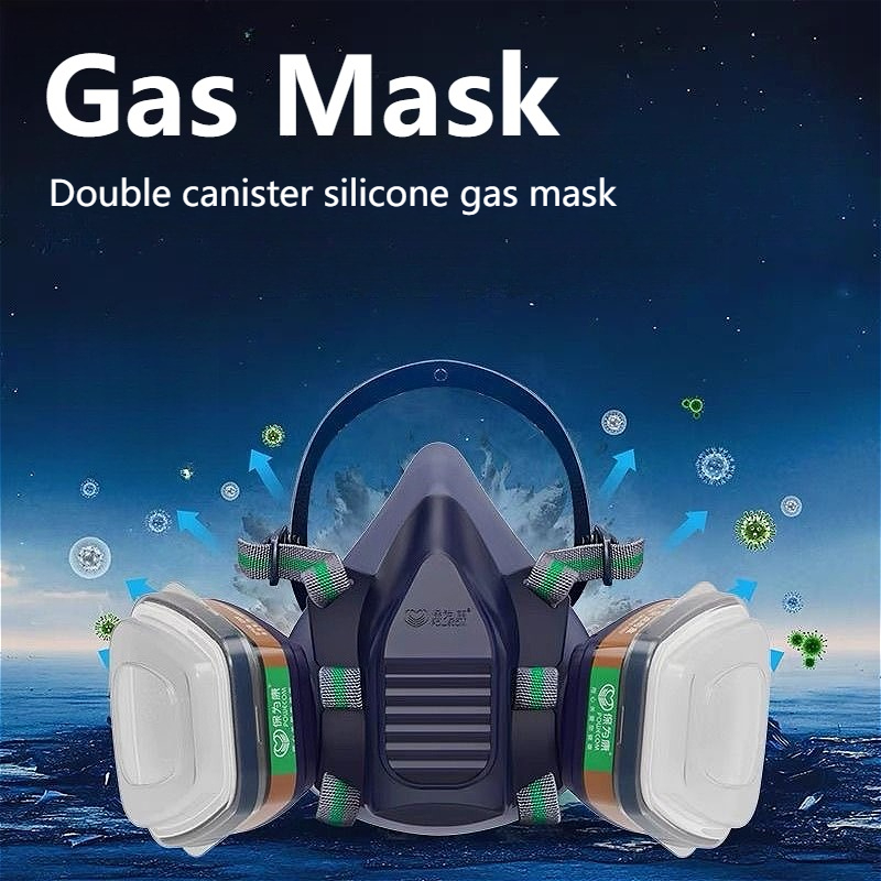 Respirator Half Face - Maschera Antigas Respiratore Protezione Mezza Faccia