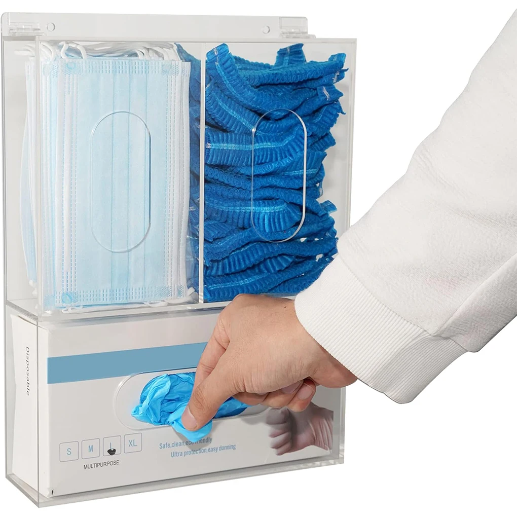 Porta Guanti in Acrilico a 3 S - Face Mask Storage Box recensione e prezzo