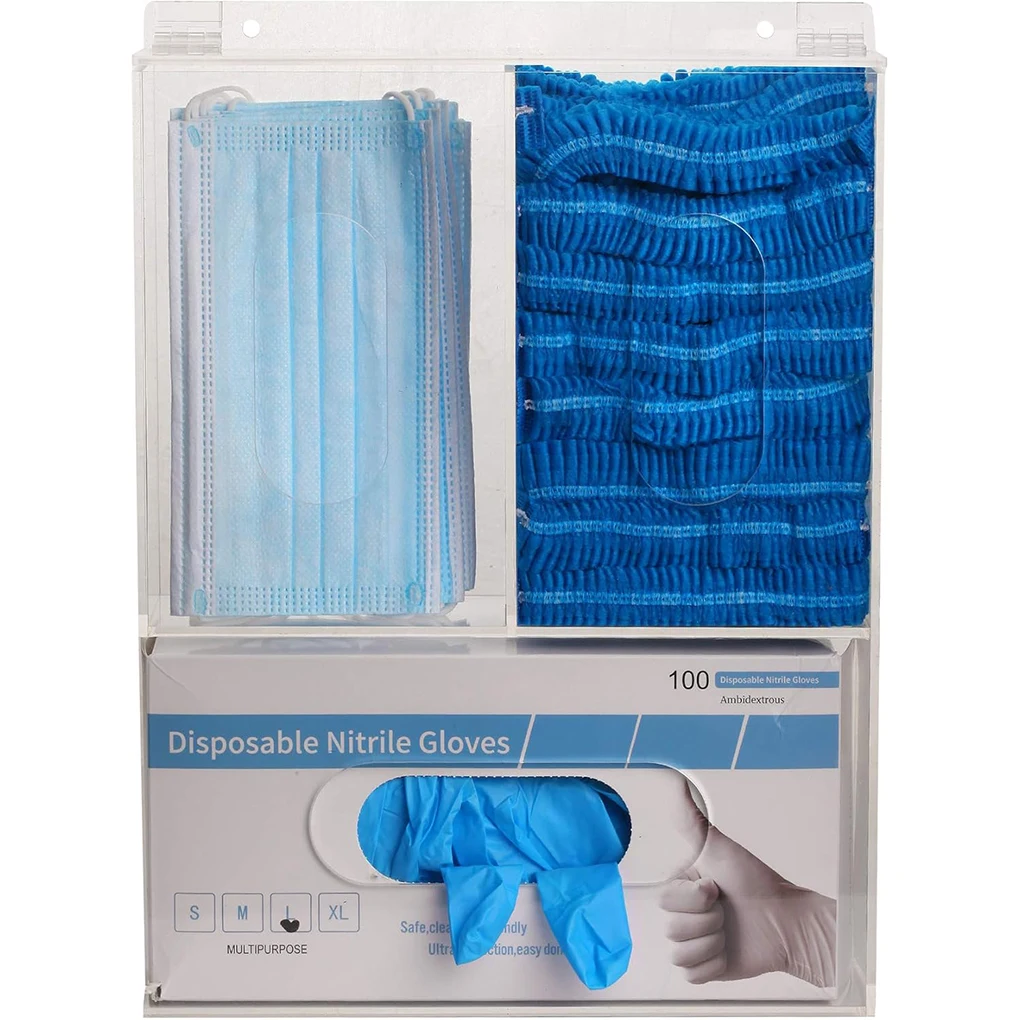 Porta Guanti in Acrilico a 3 S - Face Mask Storage Box recensione e prezzo