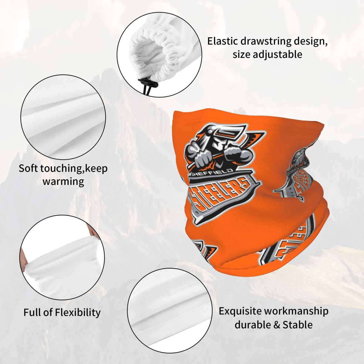 Sheffield Steelers Bandana Cop - Neck Gaiter Face Cover recensione e prezzo