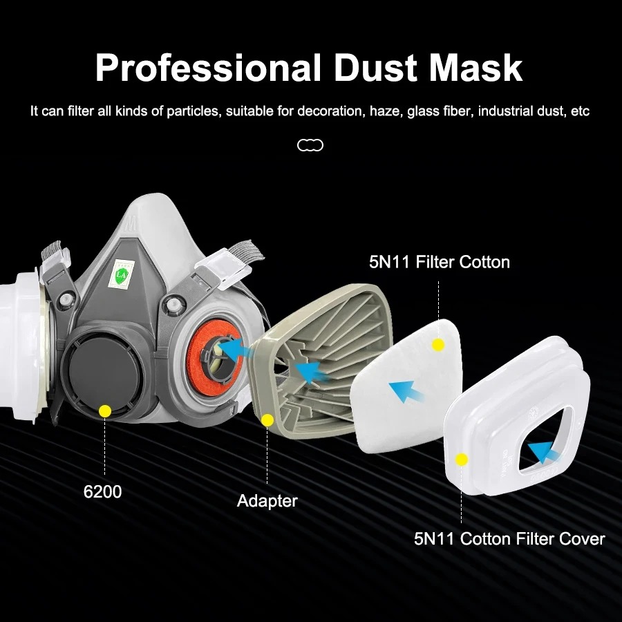 6200 Maschera antipolvere Mezz - Respirator Half Face recensione e prezzo