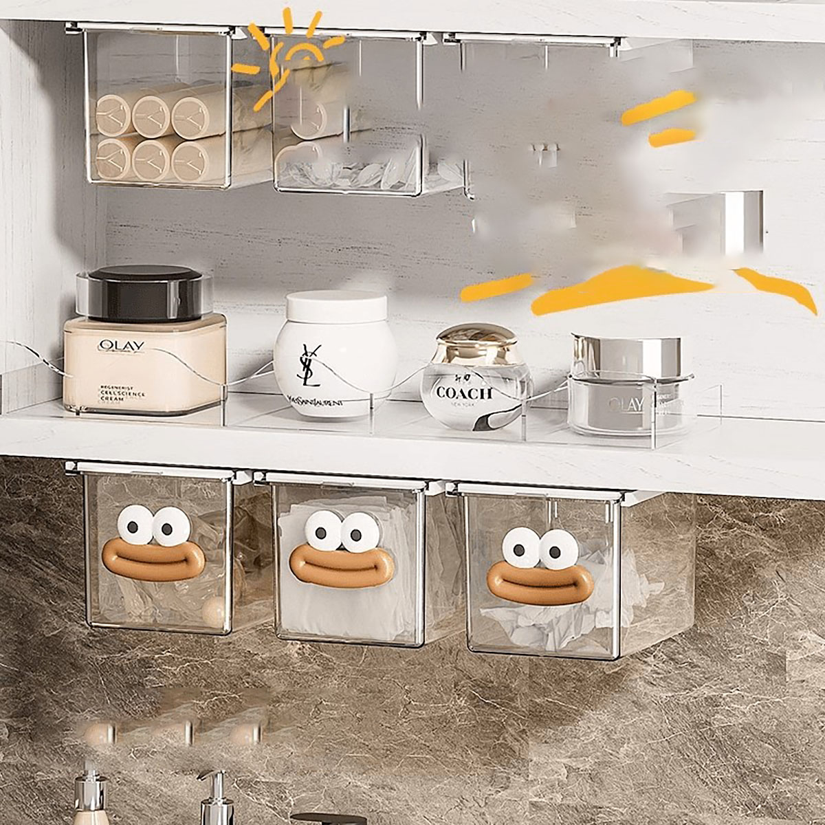 Scatola portaoggetti in stile  - Face Mask Storage Box recensione e prezzo