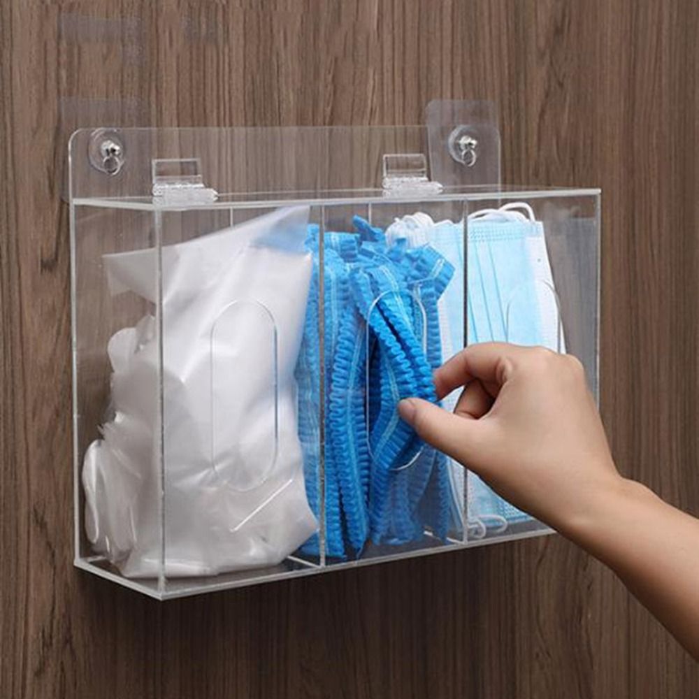 Porta Guanti in Acrilico a 1/2 - Face Mask Storage Box recensione e prezzo