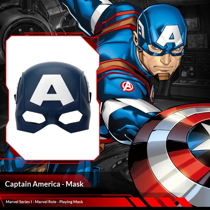 Maschera di Capitan America Ma - Kids Face Mask recensione e prezzo
